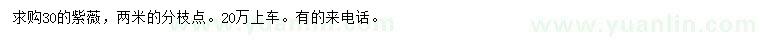 求購30公分紫薇