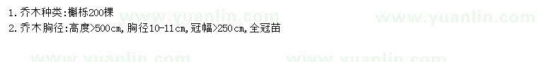求購(gòu)高5米槲櫟