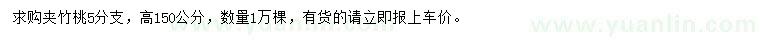 求購(gòu)高1.5米夾竹桃