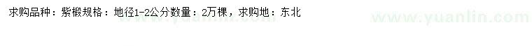 求購(gòu)地徑1-2公分紫椴