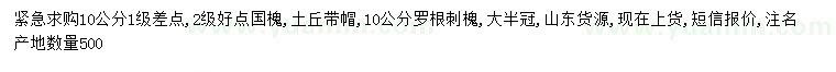 求購10公分國槐、刺槐