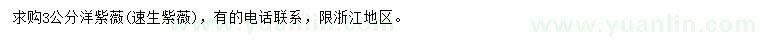 求購3公分洋紫薇