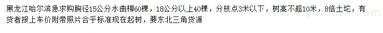 求購(gòu)胸徑15、18公分以上水曲柳