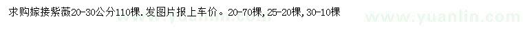 求購20-30公分紫薇