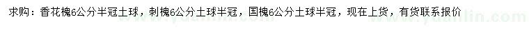 求購香花槐、刺槐、國槐