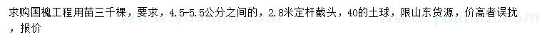求購國槐