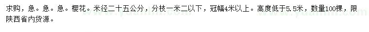 求購米徑25公分櫻花