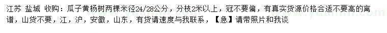求購(gòu)米徑24、28公分瓜子黃楊