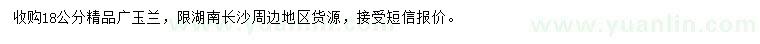 求購(gòu)18公分廣玉蘭