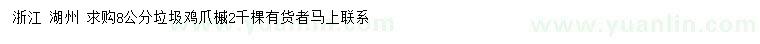 求購8公分雞爪槭