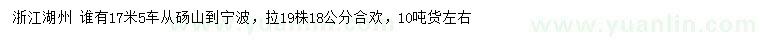 求購18公分合歡