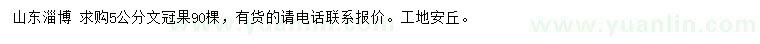 求購5公分文冠果