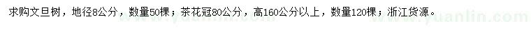 求購地徑8公分文旦樹、冠幅80公分茶花