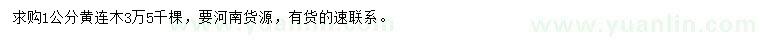 求購1公分黃連木