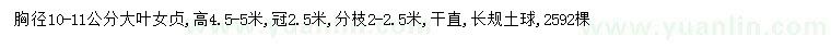 求購(gòu)胸徑10-11公分大葉女貞