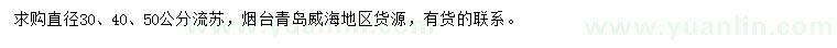 求購(gòu)直徑30、40、50公分流蘇