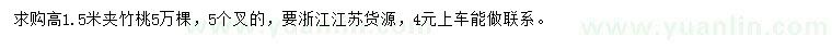 求購(gòu)高1.5米夾竹桃