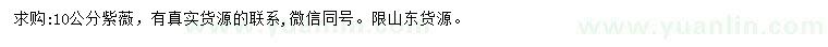 求購10公分紫薇
