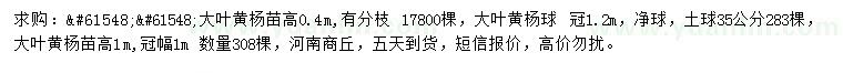 求購高0.4、1米大葉黃楊小苗、冠幅1.2米大葉黃楊球