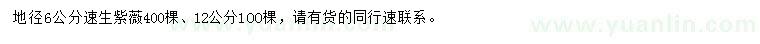 求購(gòu)地徑6、12公分速生紫薇