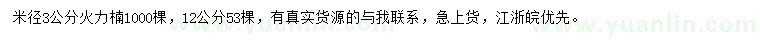 求購米徑3、12公分火力楠（醉香含笑）