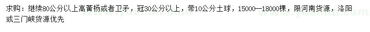 求購(gòu)高80公分以上黃楊或者衛(wèi)矛