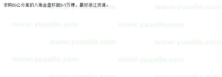 求購(gòu)高50公分八角金盤苗