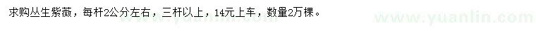 求購三桿以上叢生紫薇