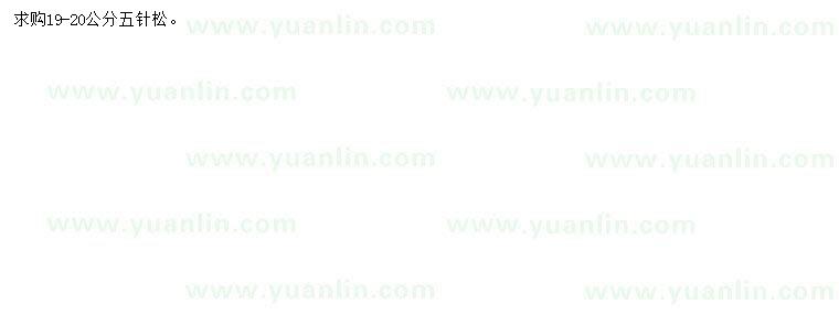 求購19-20公分五針?biāo)? />
                        <br />
                        <label style=
