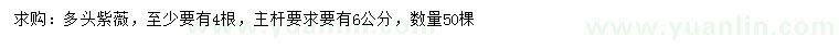 求購多頭紫薇