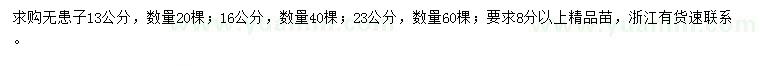 求購13、16、23公分無患子
