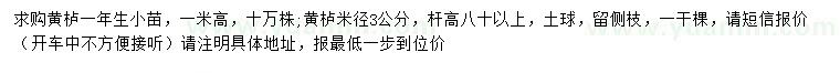 求購米徑3公分黃櫨