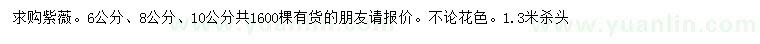 求購6、8、10公分紫薇