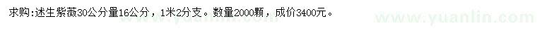 求購30公分量16公分速生紫薇