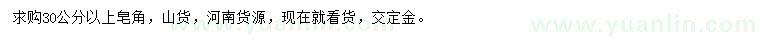 求購(gòu)30公分以上皂角