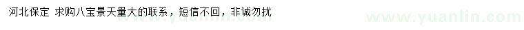 求購八寶景天