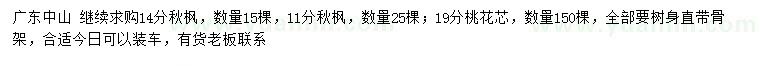 求購秋楓、秋楓、桃花蕊