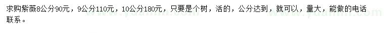 求購8、9、10公分紫薇