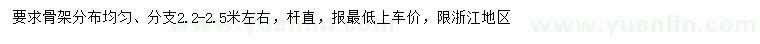 求購胸徑12、14公分無患子