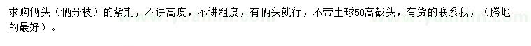 求購紫荊