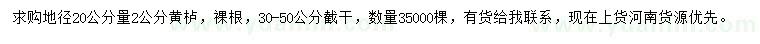 求購地徑20公分量2公分黃櫨