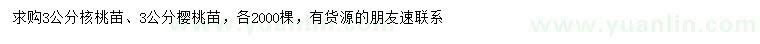 求購3公分核桃、櫻桃