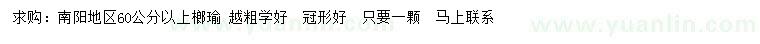 求購(gòu)60公分以上榔瑜