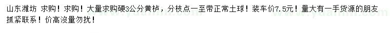 求購硬3公分黃櫨