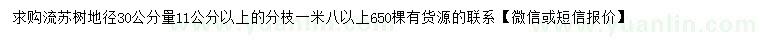 求購地徑30公分量11公分以上流蘇樹