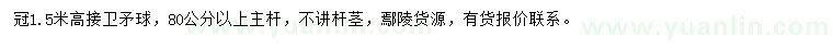 求購(gòu)冠1.5米衛(wèi)矛球