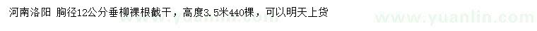 求購胸徑12公分垂柳
