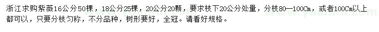 求購16、18、20公分紫薇