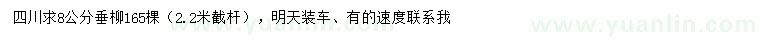 求購8公分垂柳