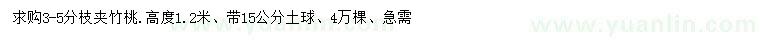求購高度1.2米夾竹桃
